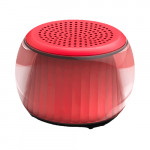 Velev TWS Colorful Lighting Bluetooth Speaker Red